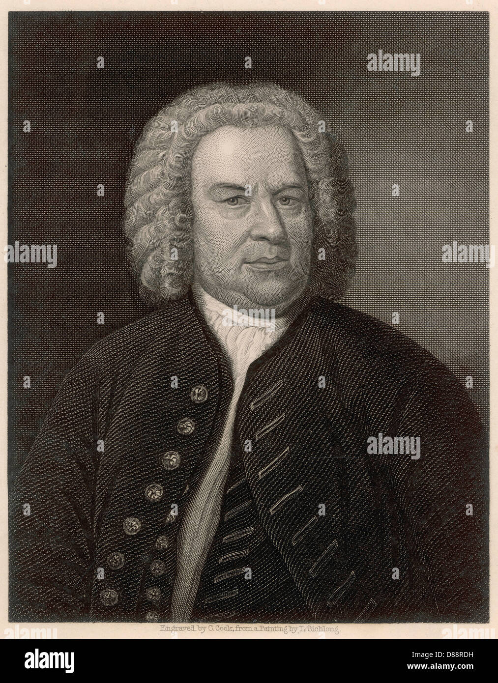 J S Bach Cook Sichlong Stockfoto