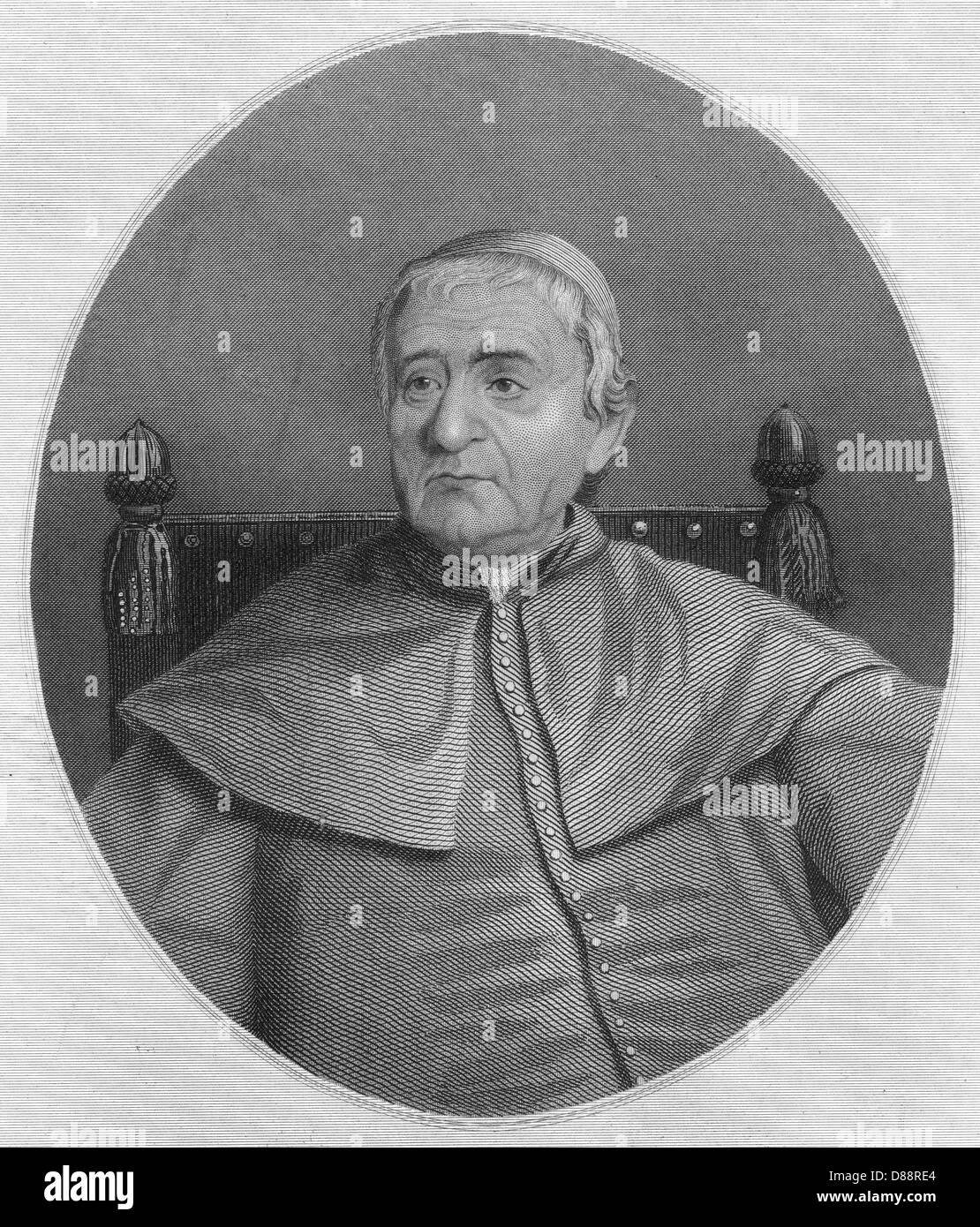 PAPST GREGORIUS XVI Stockfoto