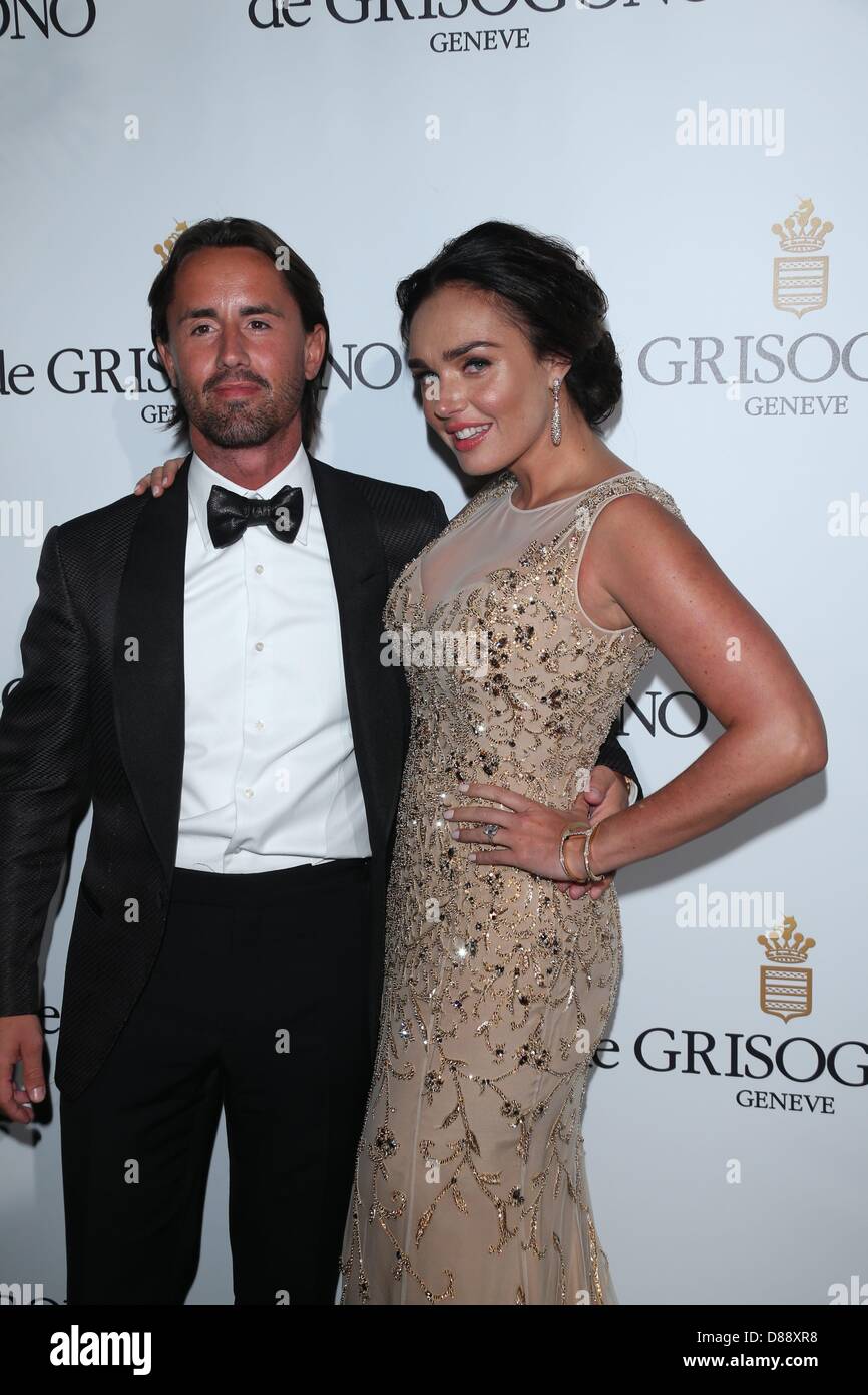 Cannes, Frankreich. 21. Mai 2013. Britische Socialite Tamara Ecclestone und Verlobten Jay Rutland besuchen de Grisogono Party während der 66. Internationalen Filmfestspiele von Cannes im Hotel du Cap in Cap d ' Antibes, Frankreich, am 21. Mai 2013. Foto: Hubert Boesl/Dpa/Alamy Live News Stockfoto