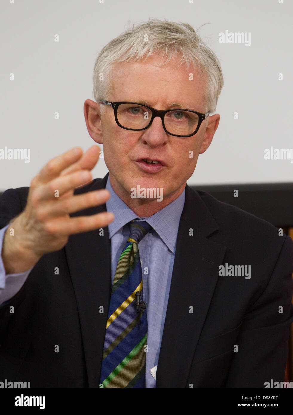 Norman Lamb, Lib Dem MP North Norfolk, Staatsminister für Betreuung und Unterstützung des Königs Fund in Cavendish Square Stockfoto