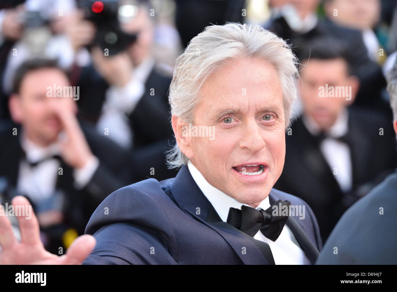 Michael Douglas, besucht die Premiere / Red Carpet hinter dem Leuchter auf dem 66 Cannes Filmfestival in Cannes, Frankreich, am 21. Mai 2013 Stockfoto