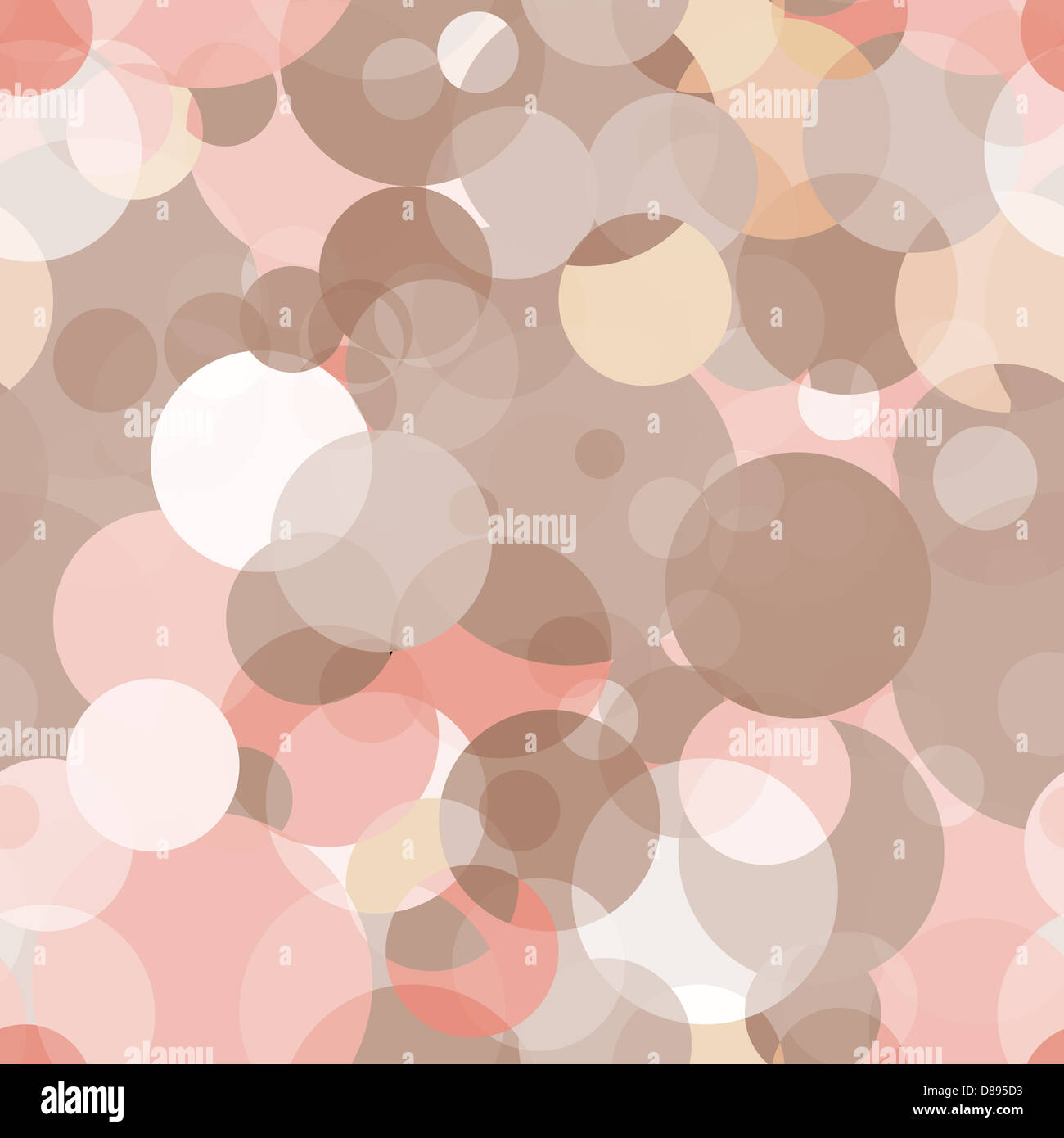 Einfache nahtlose Muster - Kreise in verschiedenen Farbtönen Stockfoto