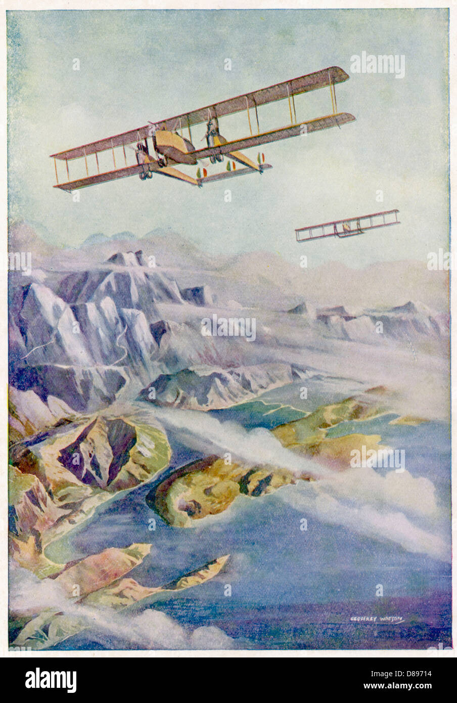 CAPRONI CA-3 BOMBER Stockfoto