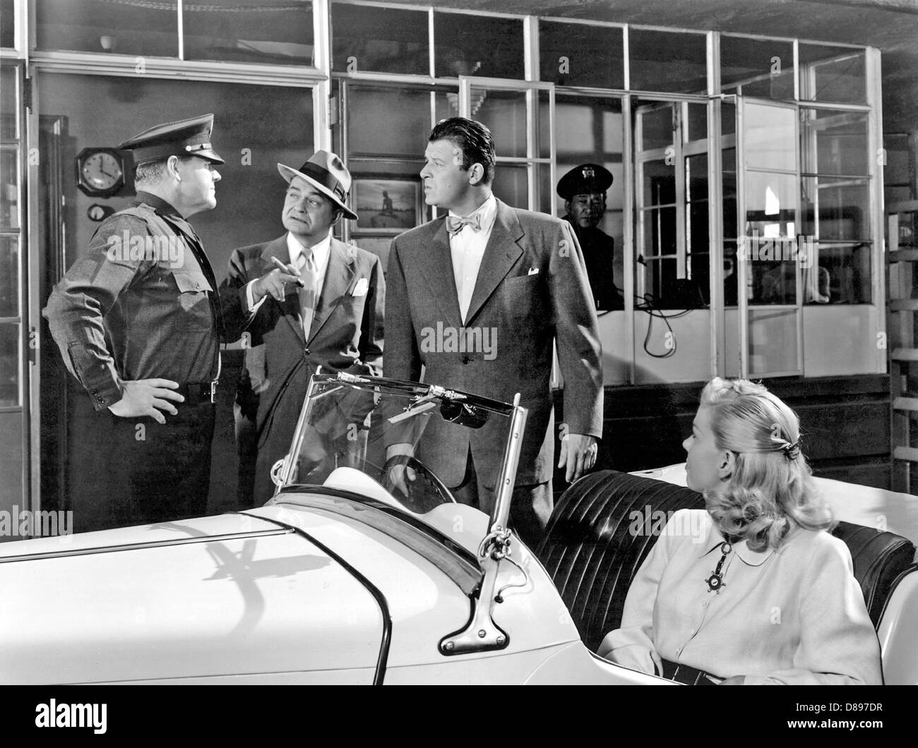 ES; S A GREAT FEELING 1949 Warner Bros Film mit Edward G. Robinson (mit Hut), Jack Carson und Doris Day Stockfoto