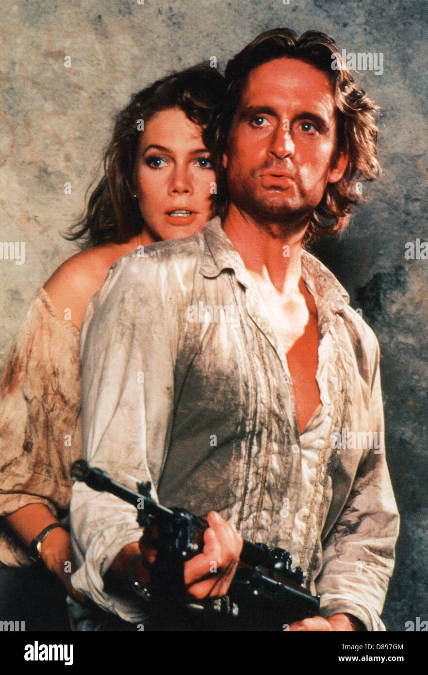 ROMANCING THE STONE 1984 20th Century Fox film mit Michael Douglas ein