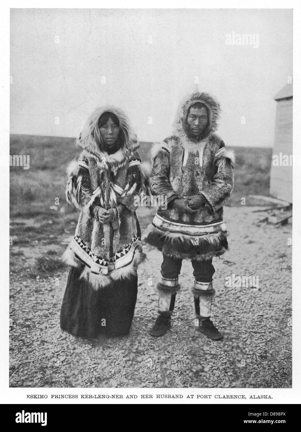 RASSE/ESKIMOS/ALASKA Stockfoto