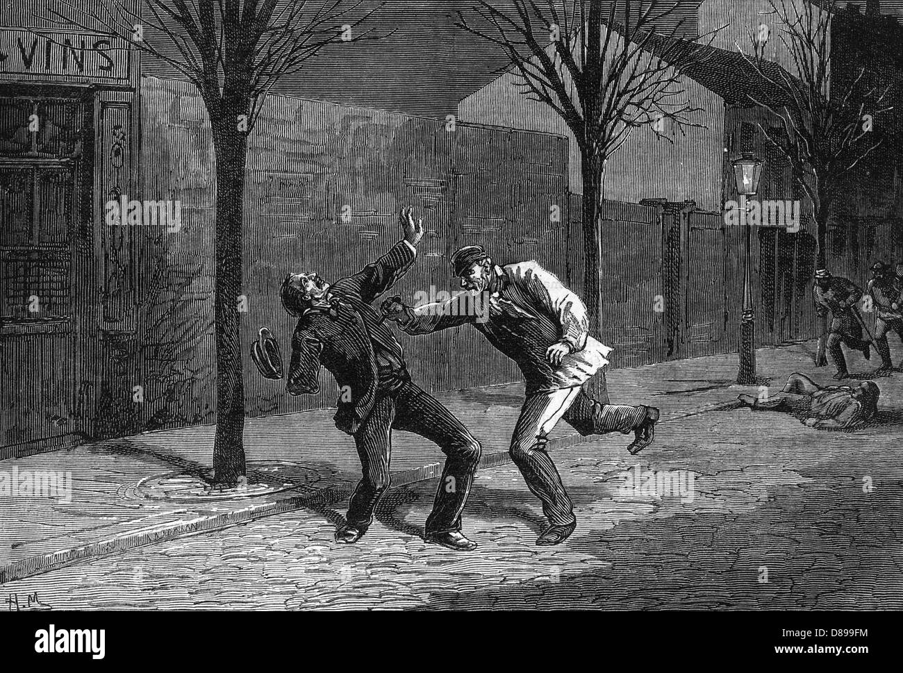VERBRECHEN/MORD/1879 Stockfoto
