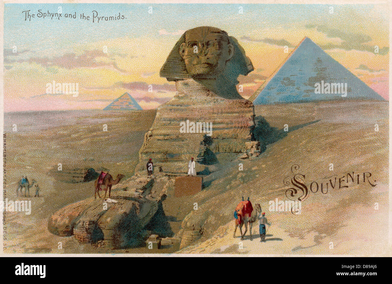 SPHINX/ÄGYPTEN/ANFANG C20TH Stockfoto