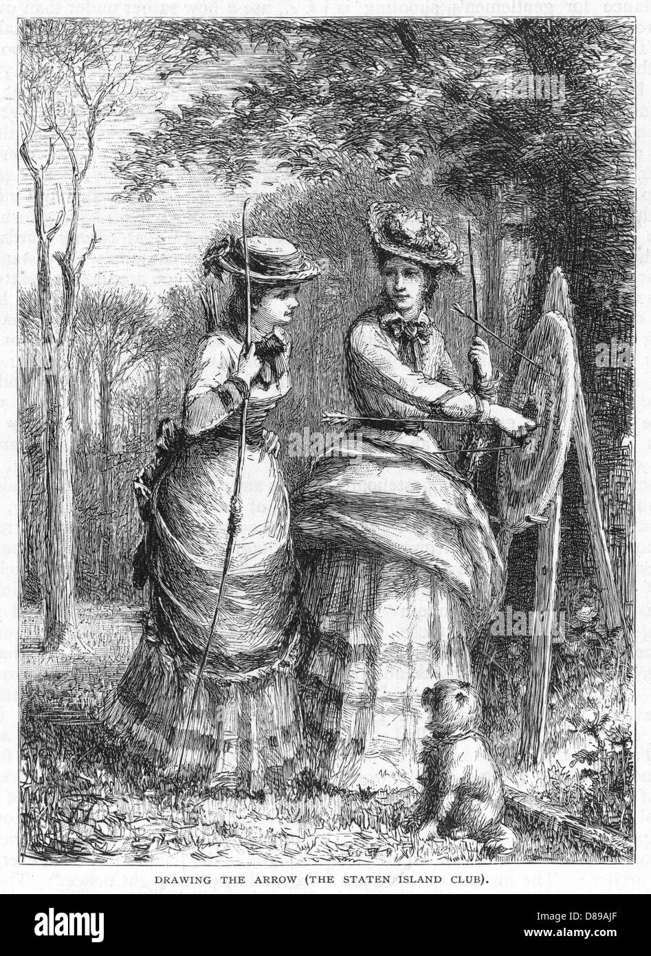 Bogenschießen in Amerika Stockfoto