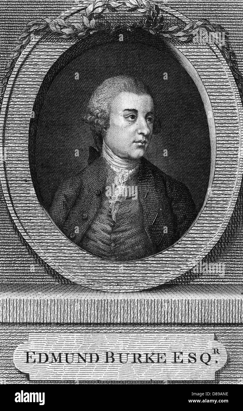 EDMUND BURKE Stockfoto