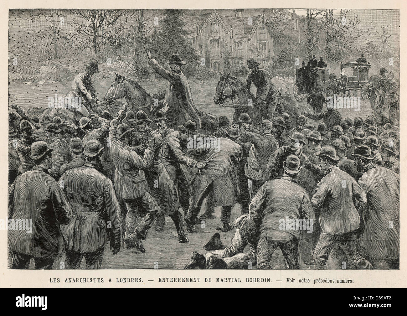 DEMONSTRATIONEN/1894 Stockfoto