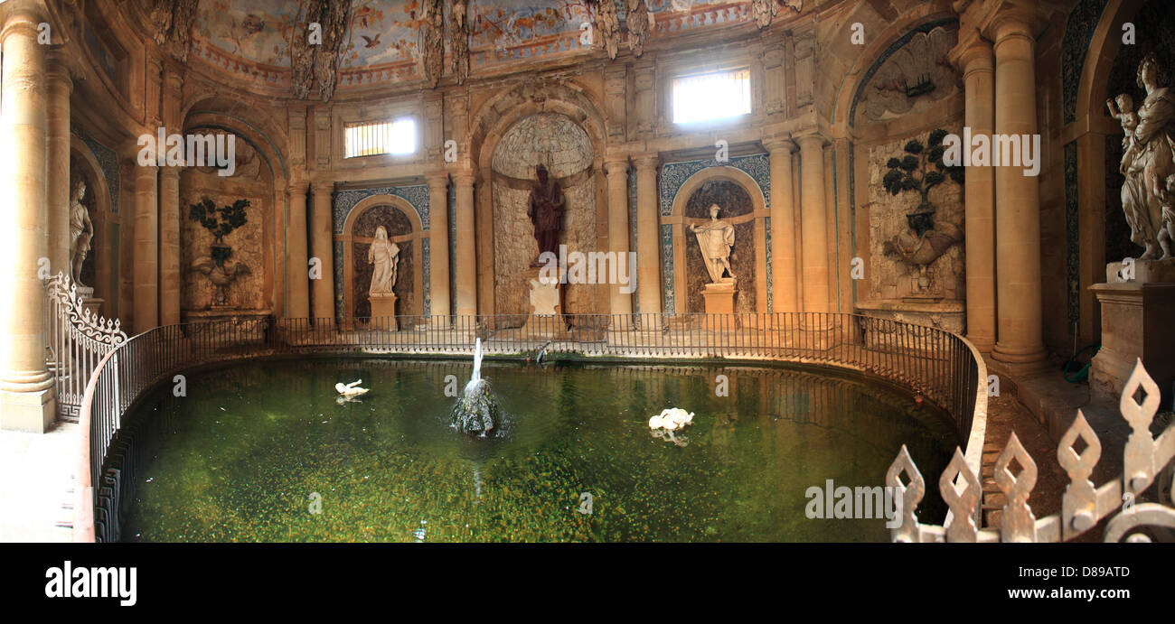 Italien, Toskana, Florenz, Pitti Palast, Grotte und Brunnen. Stockfoto