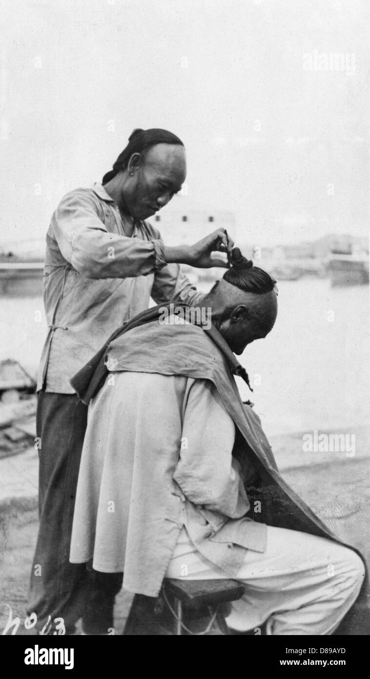 Chinesische Barber Stockfoto