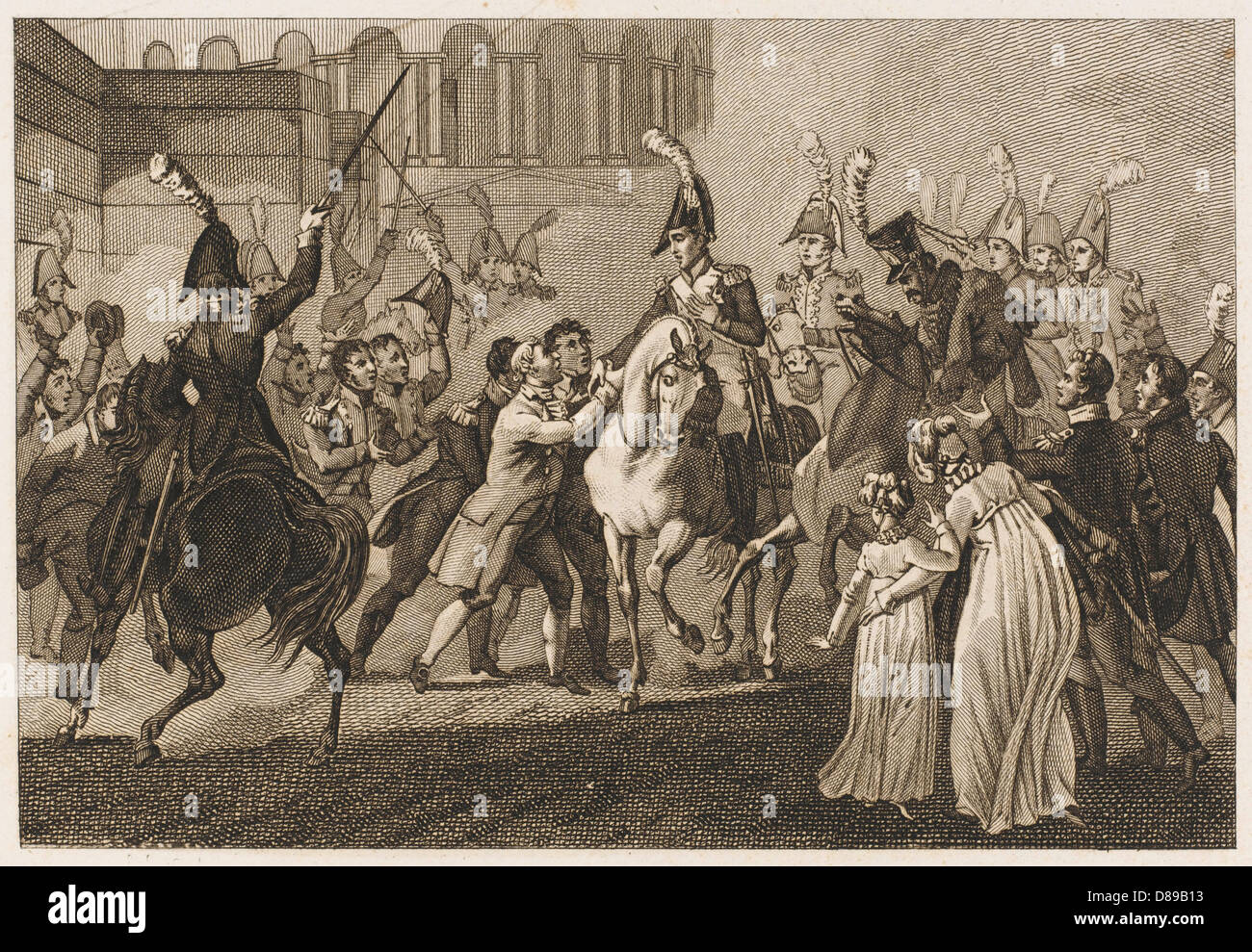 CHARLES X BETRITT PARIS Stockfoto