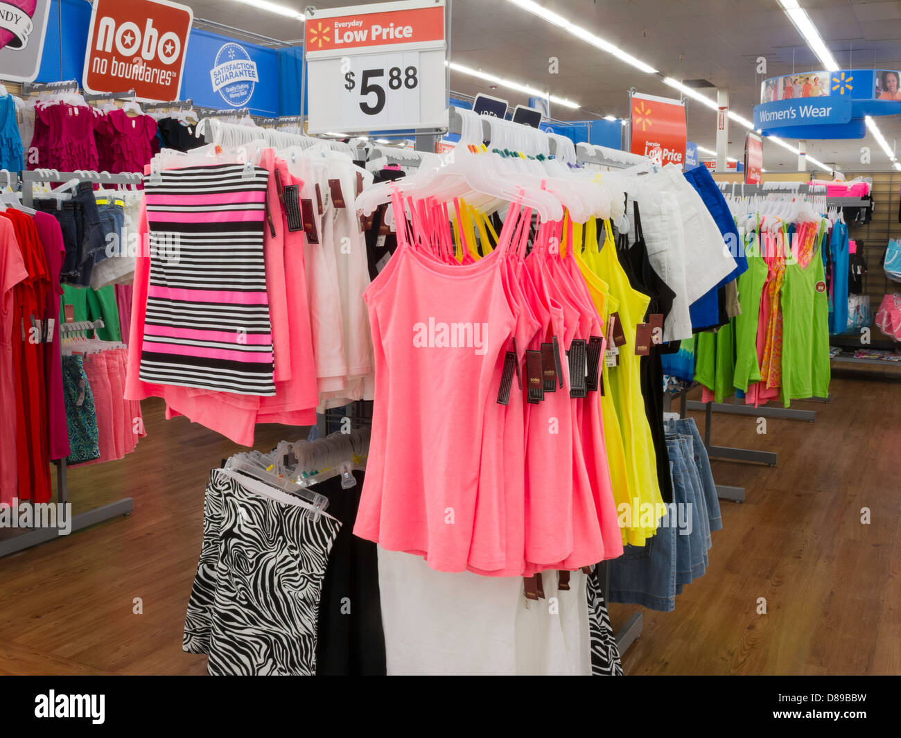 Walmart Rabatt Kaufhaus, USA Stockfoto