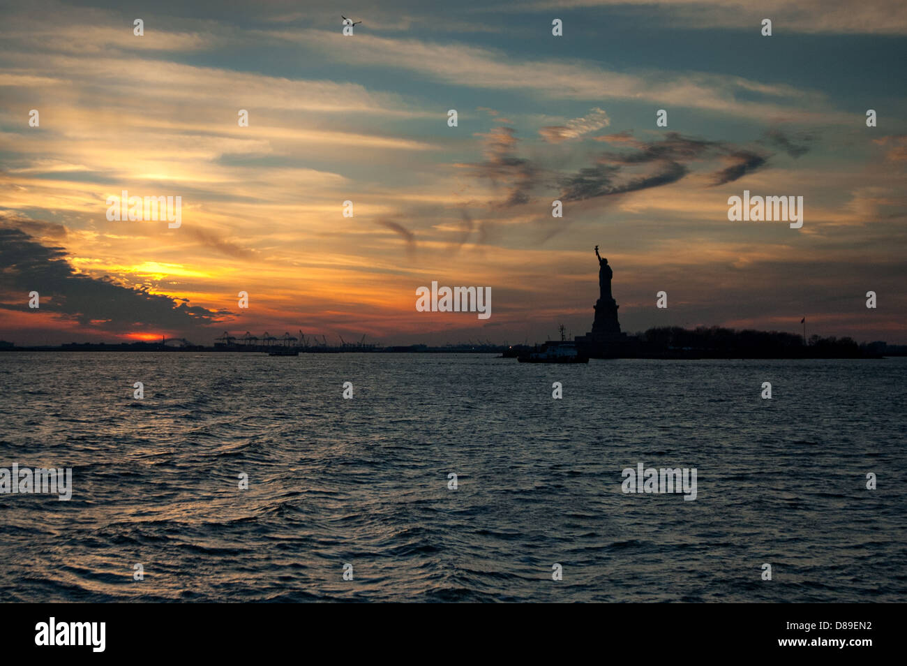 Die Statue of Liberty Stockfoto