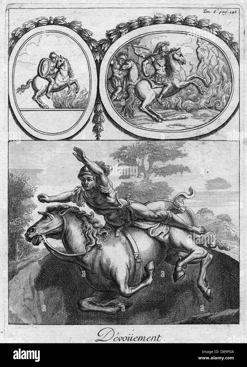 MARCUS CURTIUS 1 Stockfotografie Alamy