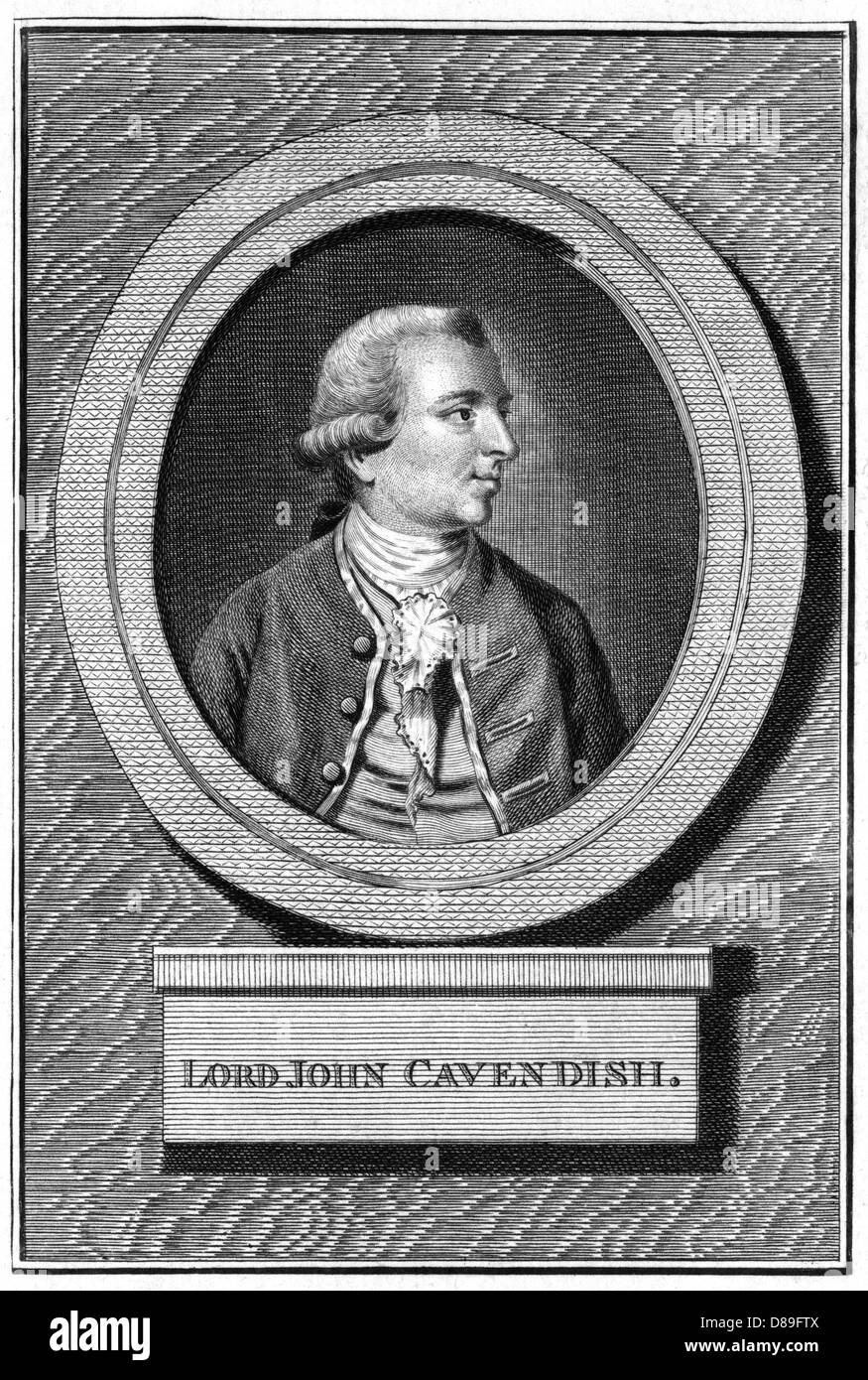 LORD JOHN CAVENDISH Stockfoto