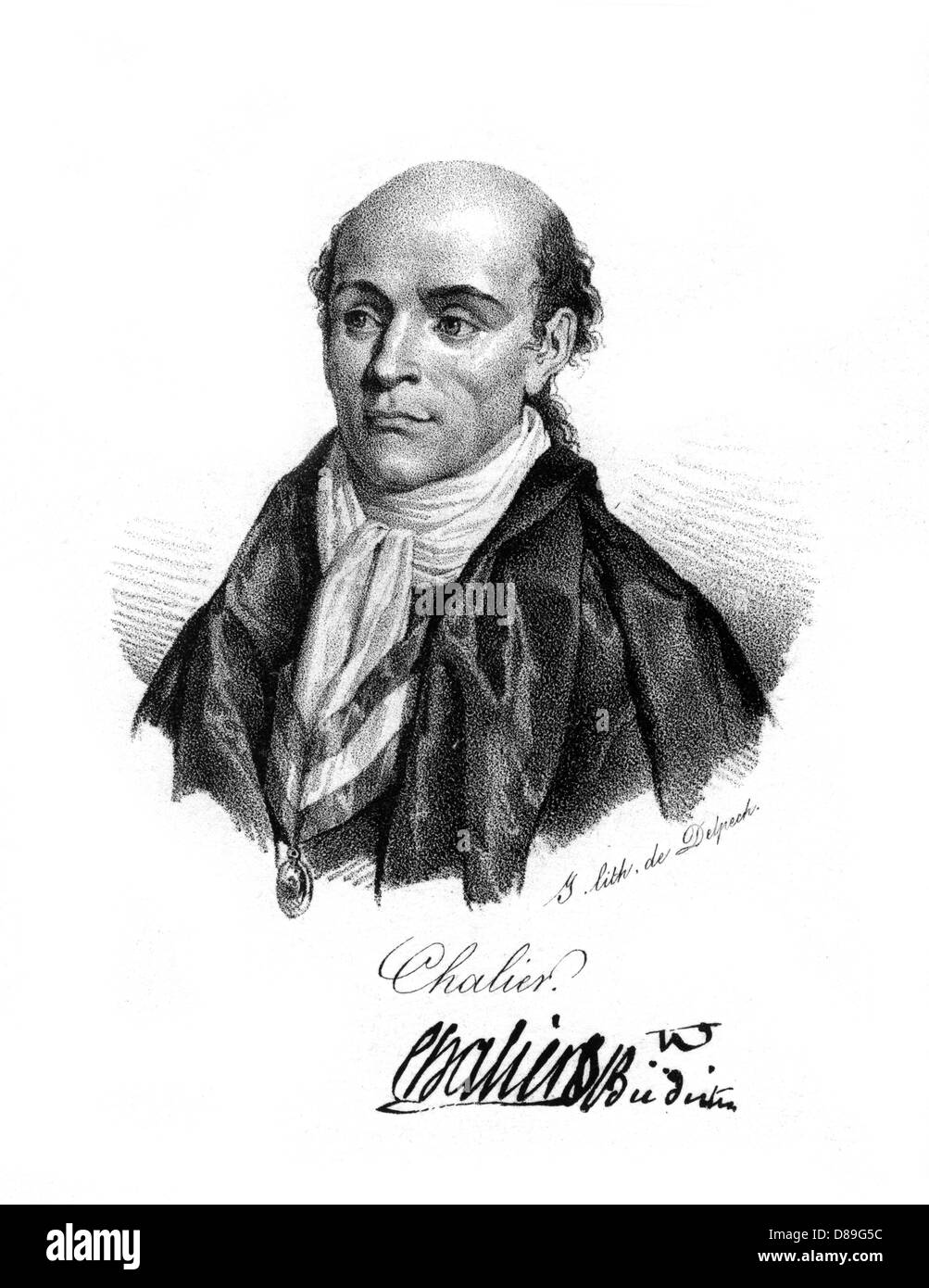 MARIE-JOSEPH CHALIER Stockfoto