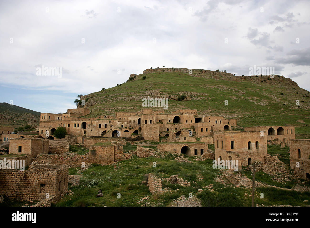 Verlassen syrischen christlichen Dorf Killit / Dereici im Südosten der Türkei Tur Abdin und Umgebung Stockfoto