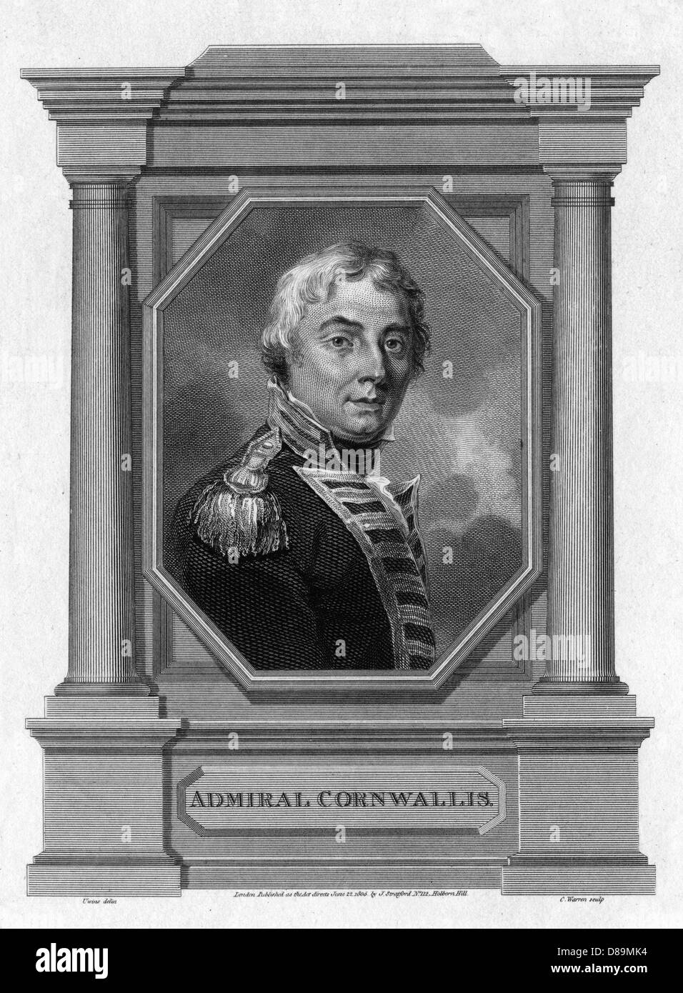 SIR WILLIAM CORNWALLIS Stockfoto