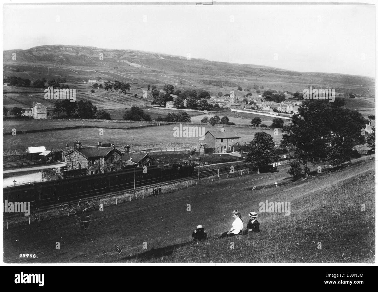 Askrigg 1912 Stockfoto