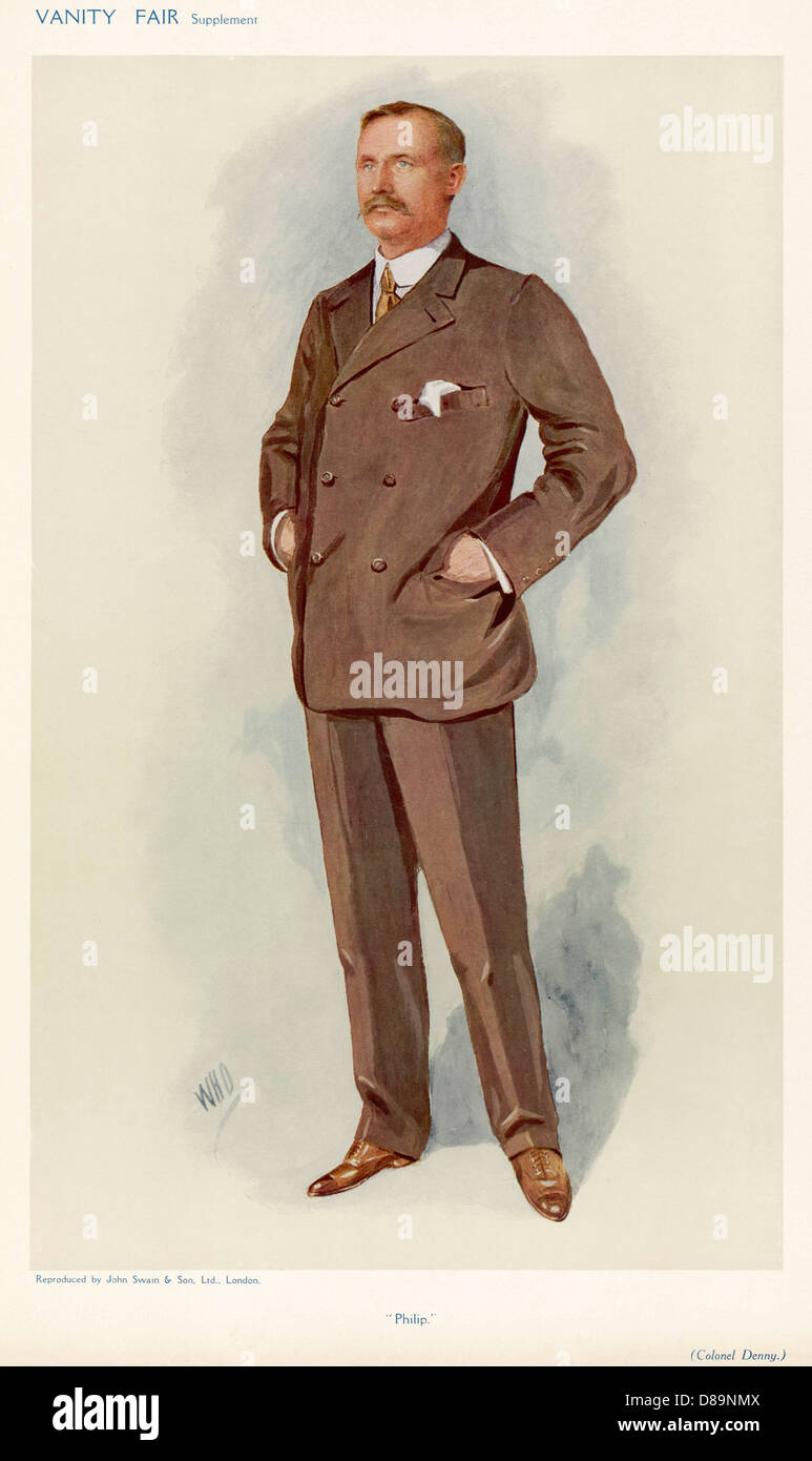 Braunen Anzug 1910 Stockfoto