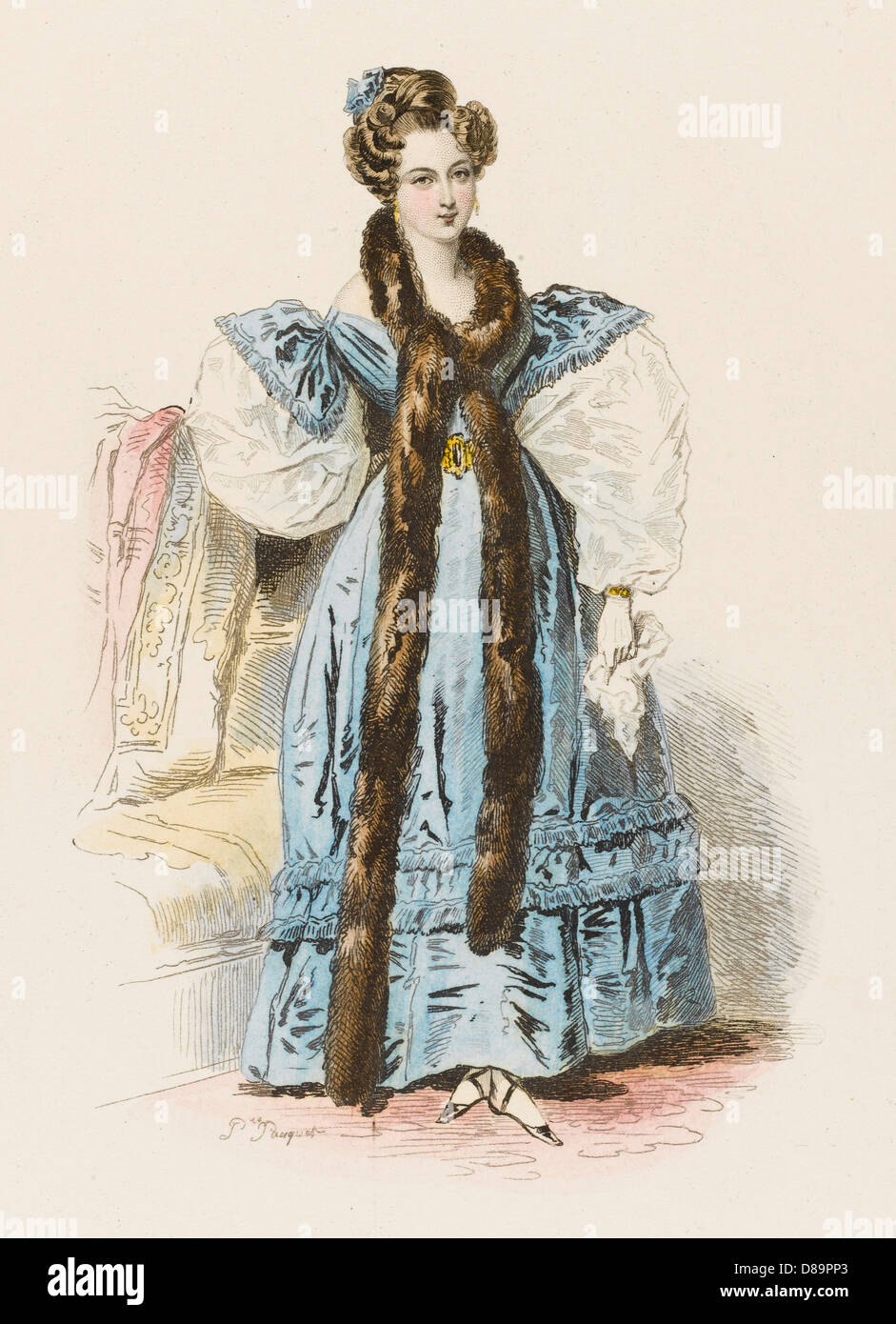 Französin 1828 Stockfoto