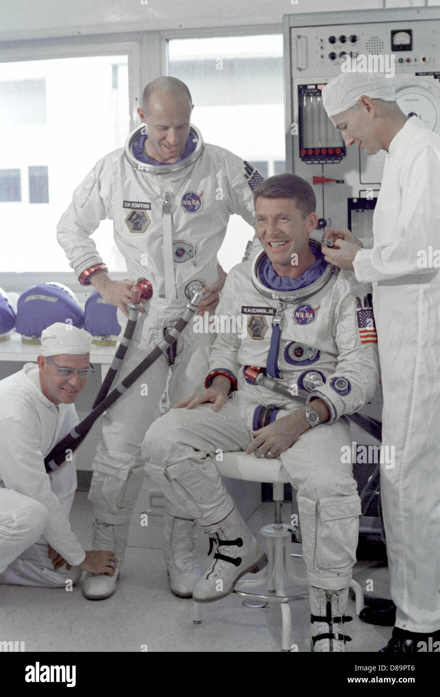 ASTRONAUT WALTER SCHIRRA Stockfoto