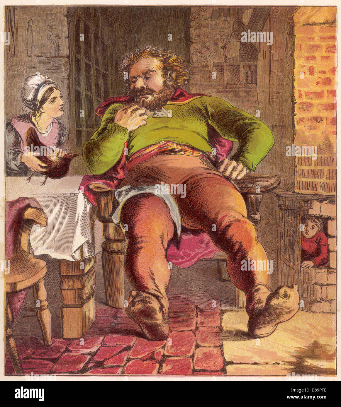 DIE HENNE DES RIESEN Stockfoto