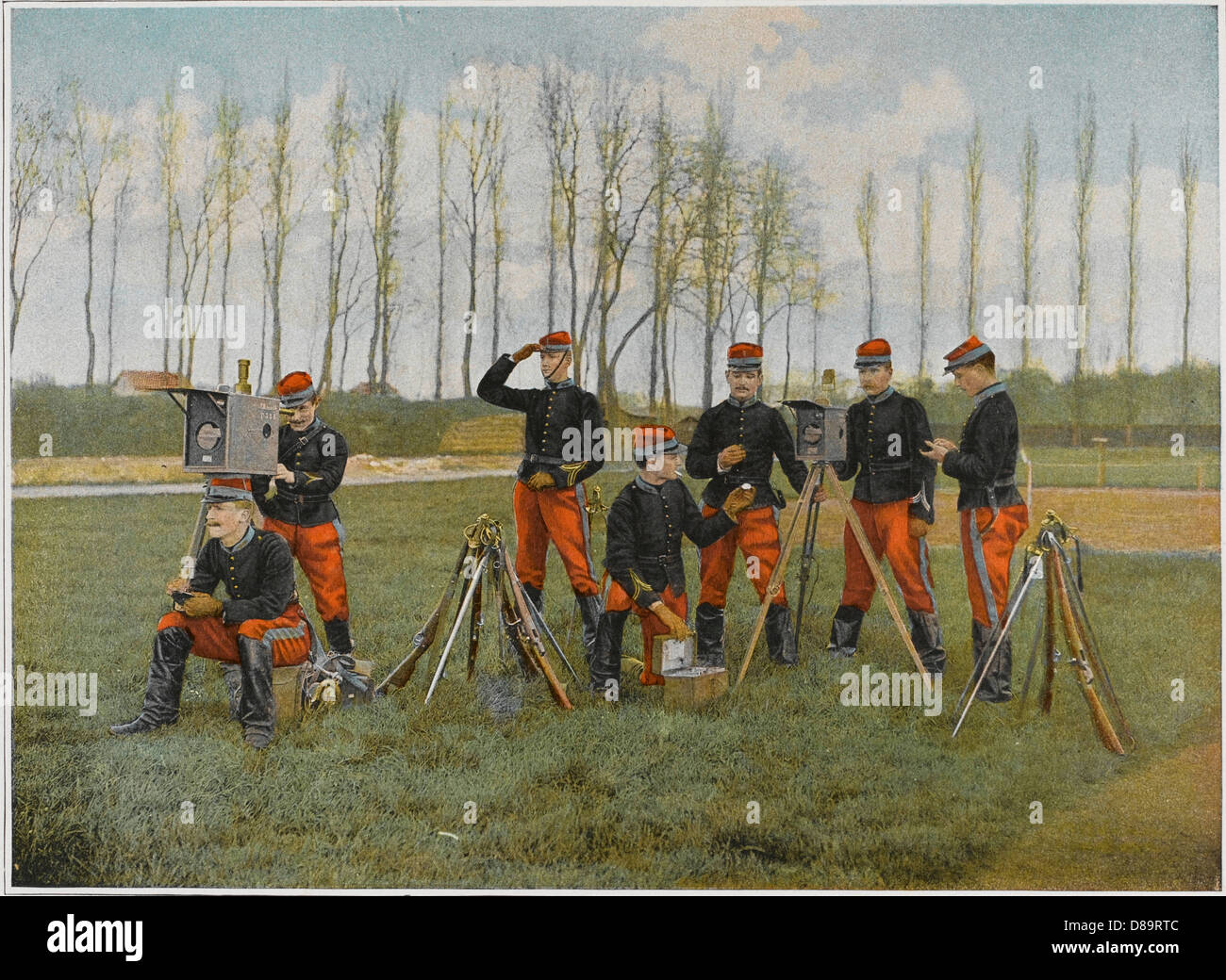 OPTISCHER TELEGRAF Stockfoto