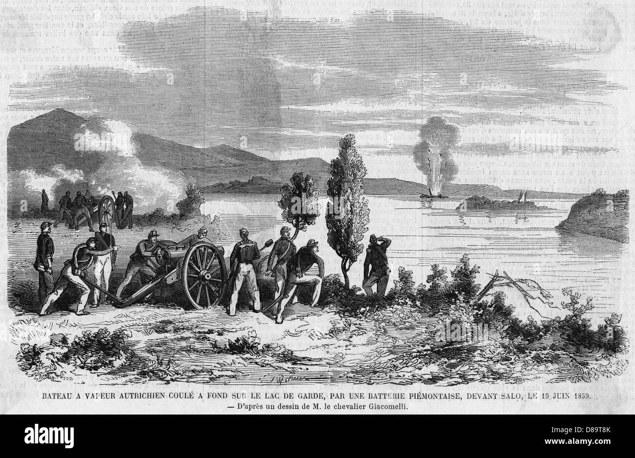 DAS ÖSTERREICHISCHE SCHIFF IST GESUNKEN Stockfoto