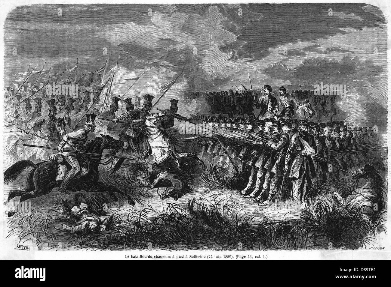 Battle Of Solferino Stockfotos und bilder Kaufen Alamy