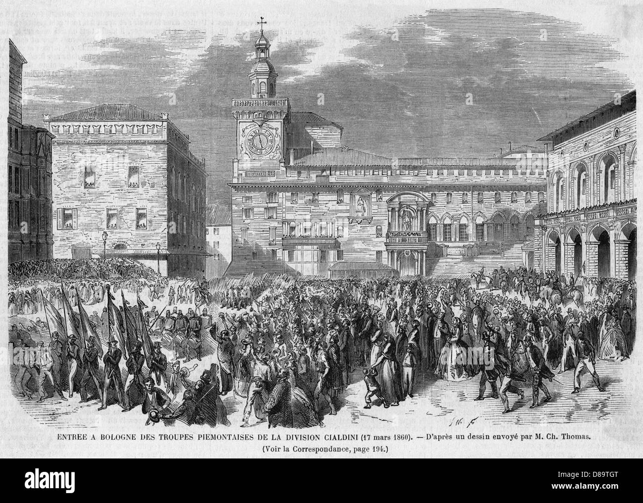 PIEMONTESE IN BOLOGNA Stockfoto