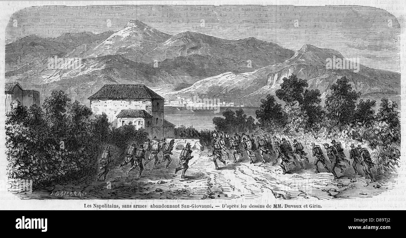 RÜCKZUG IN SAN GIOVANNI Stockfoto