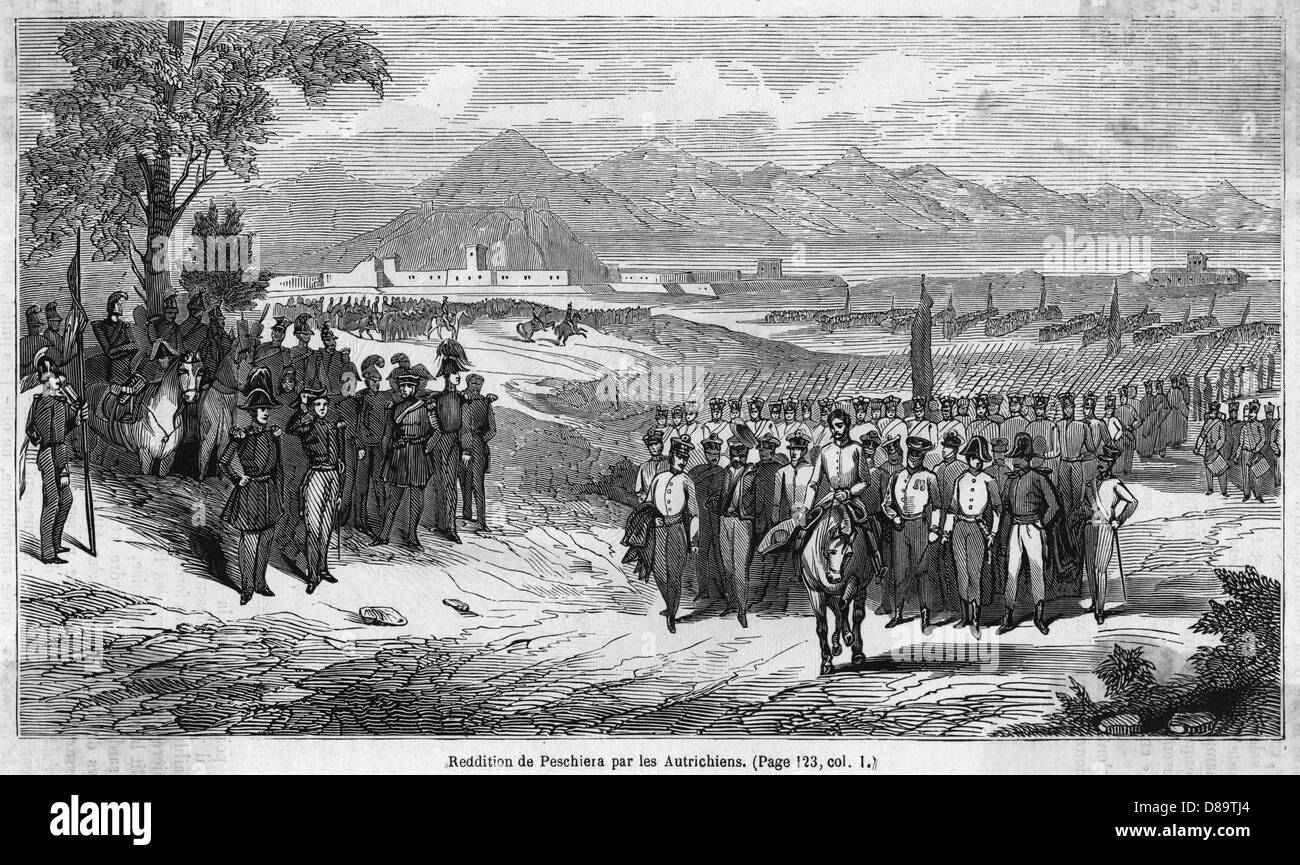 PESCHIERA IST AUFGEGEBEN Stockfoto