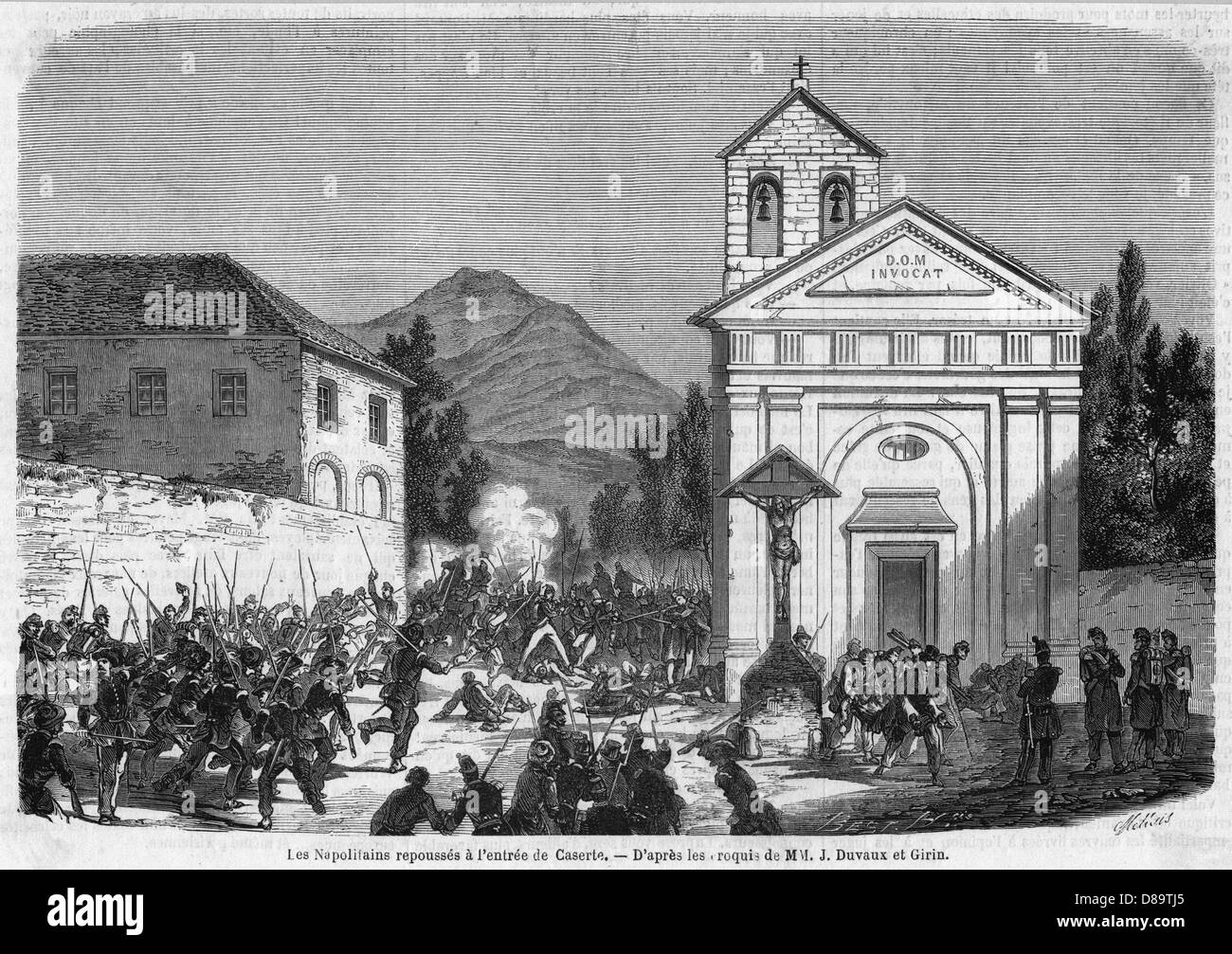 SIEG IN CASERTA Stockfoto