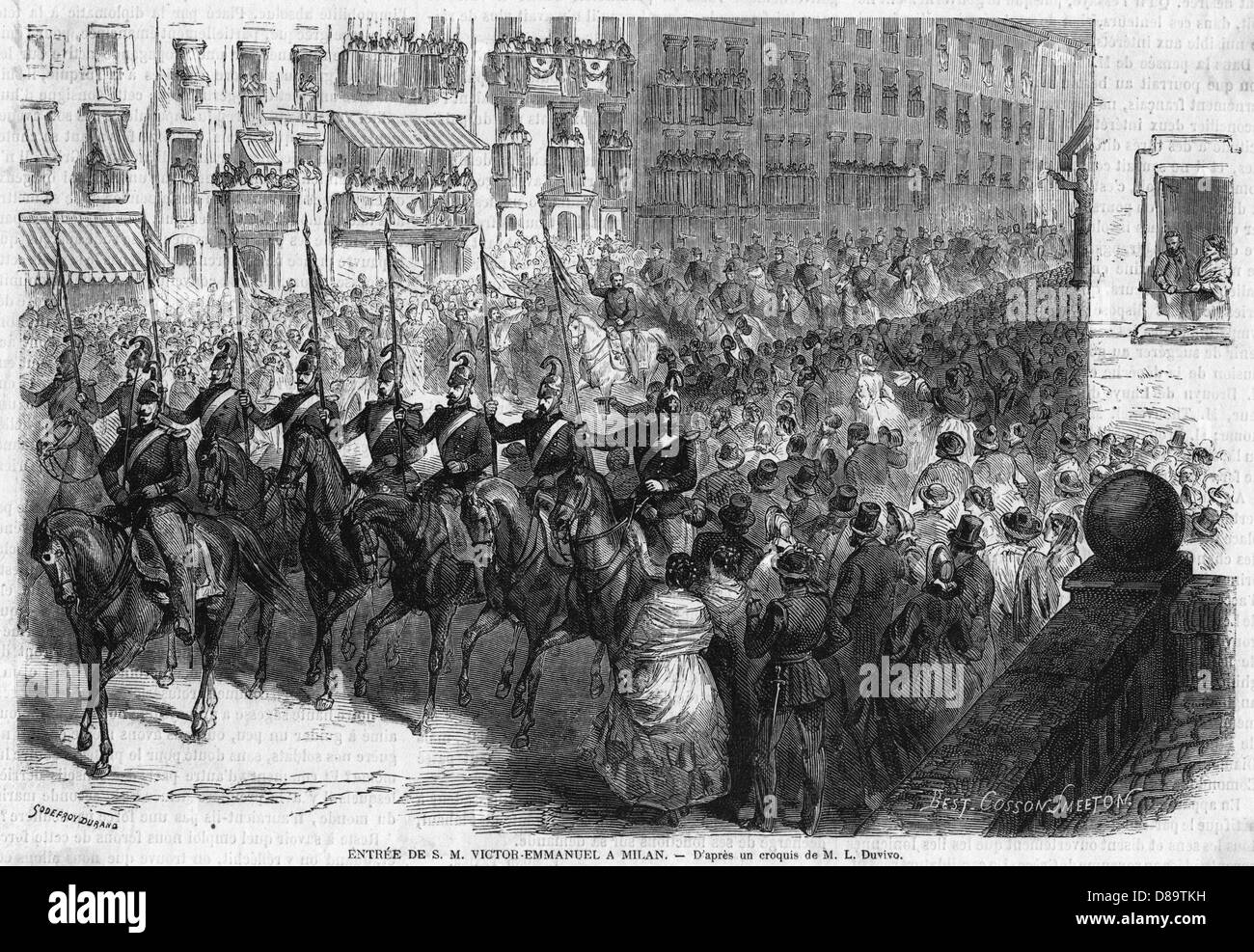 VIT.EM. IN MAILAND Stockfoto