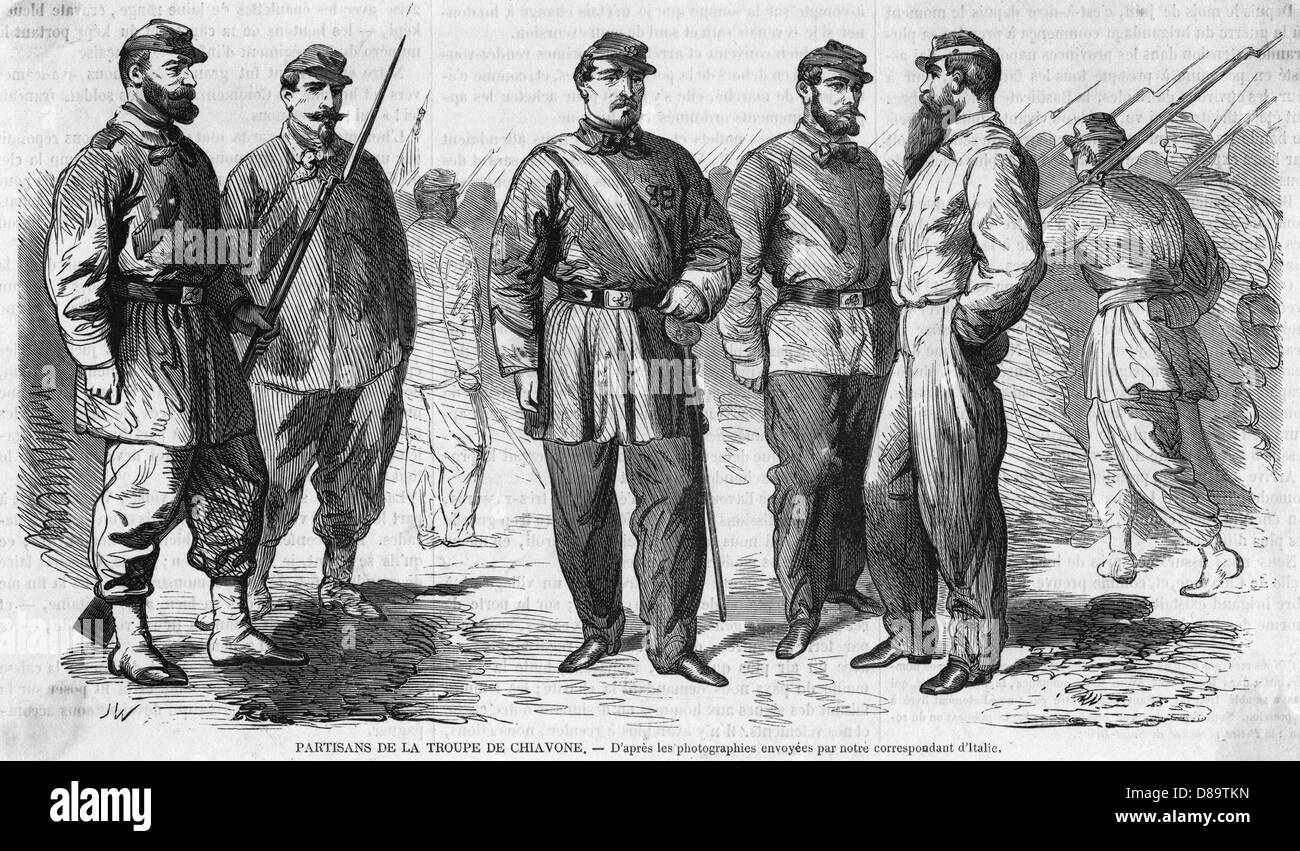 PATRIOT-PARTISANEN Stockfoto