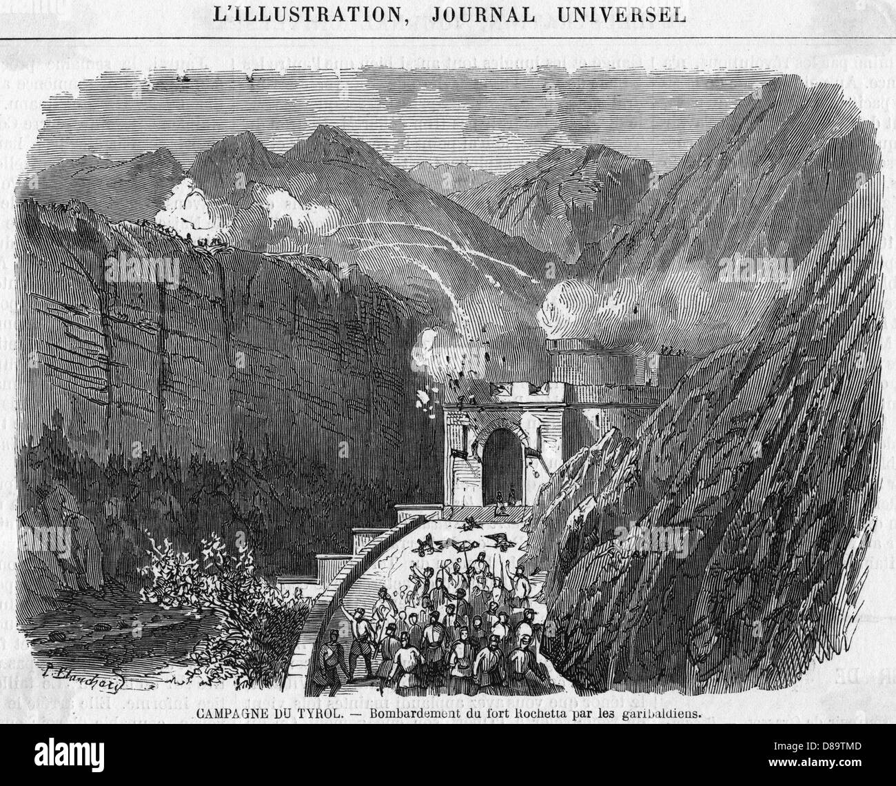 TIROL-KAMPAGNE Stockfoto