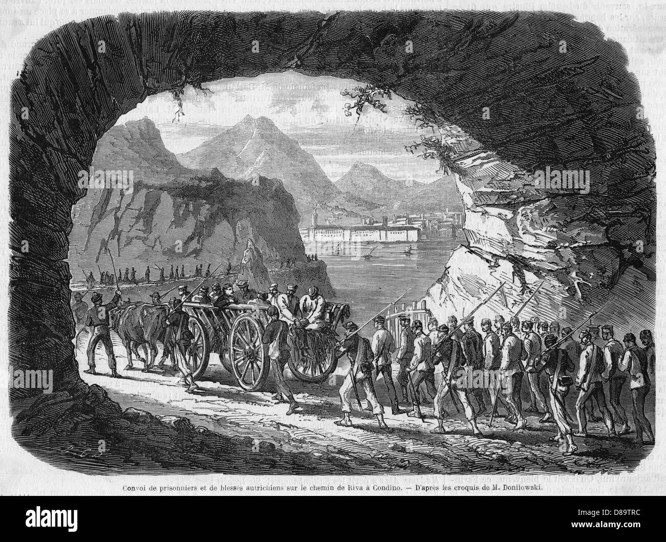 ÖSTERREICHISCHE GEFANGENE Stockfoto