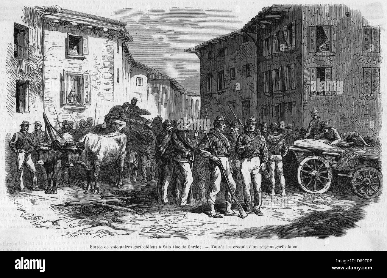 GARIBAIDI FREIWILLIG Stockfoto