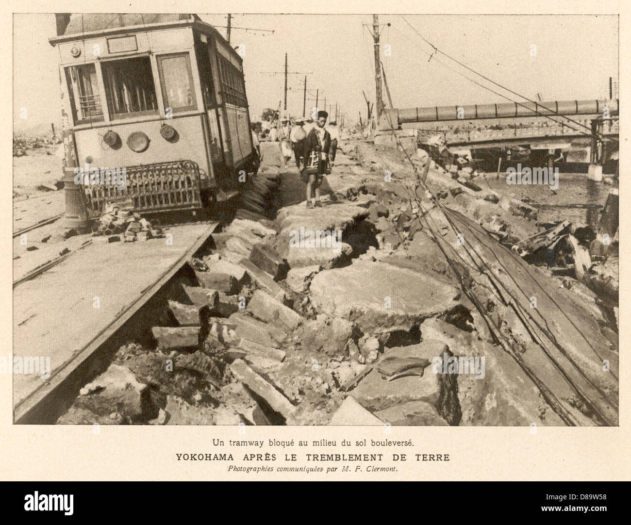 ERDBEBEN IN JAPAN 1923 Stockfoto