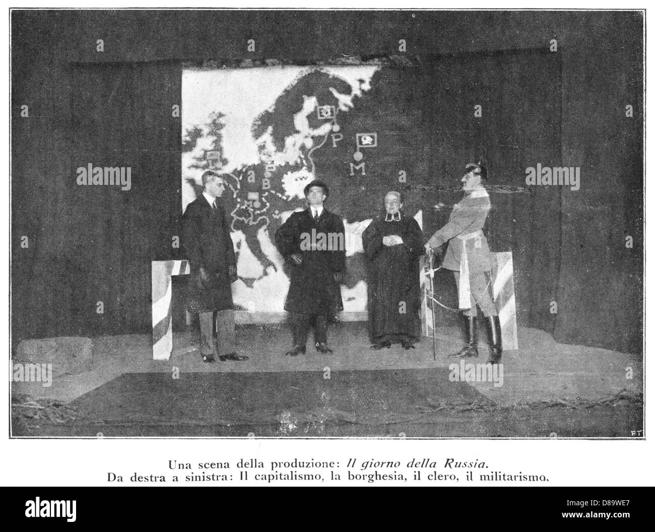 PROPAGANDA AUF STUFE 1 Stockfoto