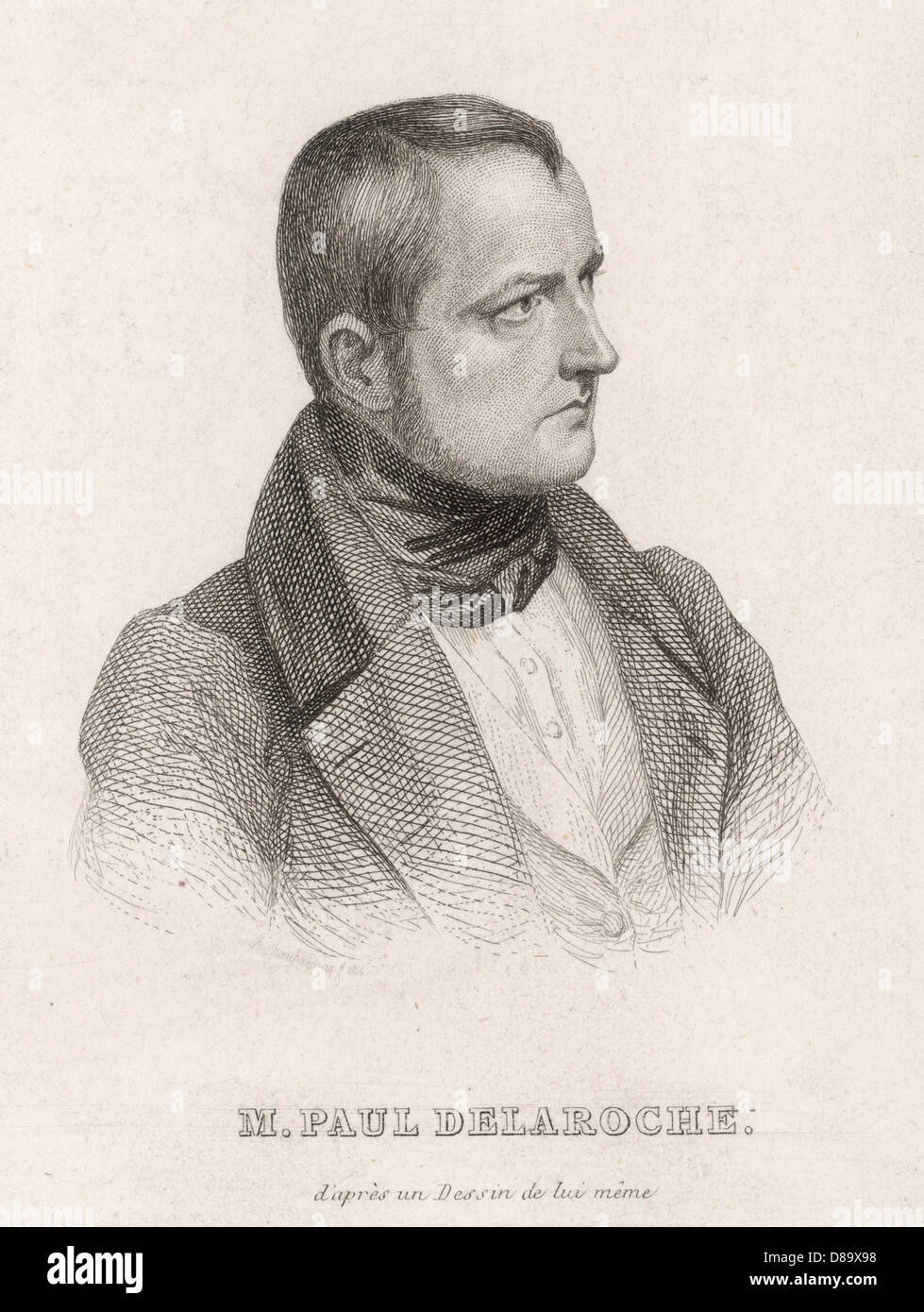 HIPPOLYTE DELAROCHE - 1 Stockfoto