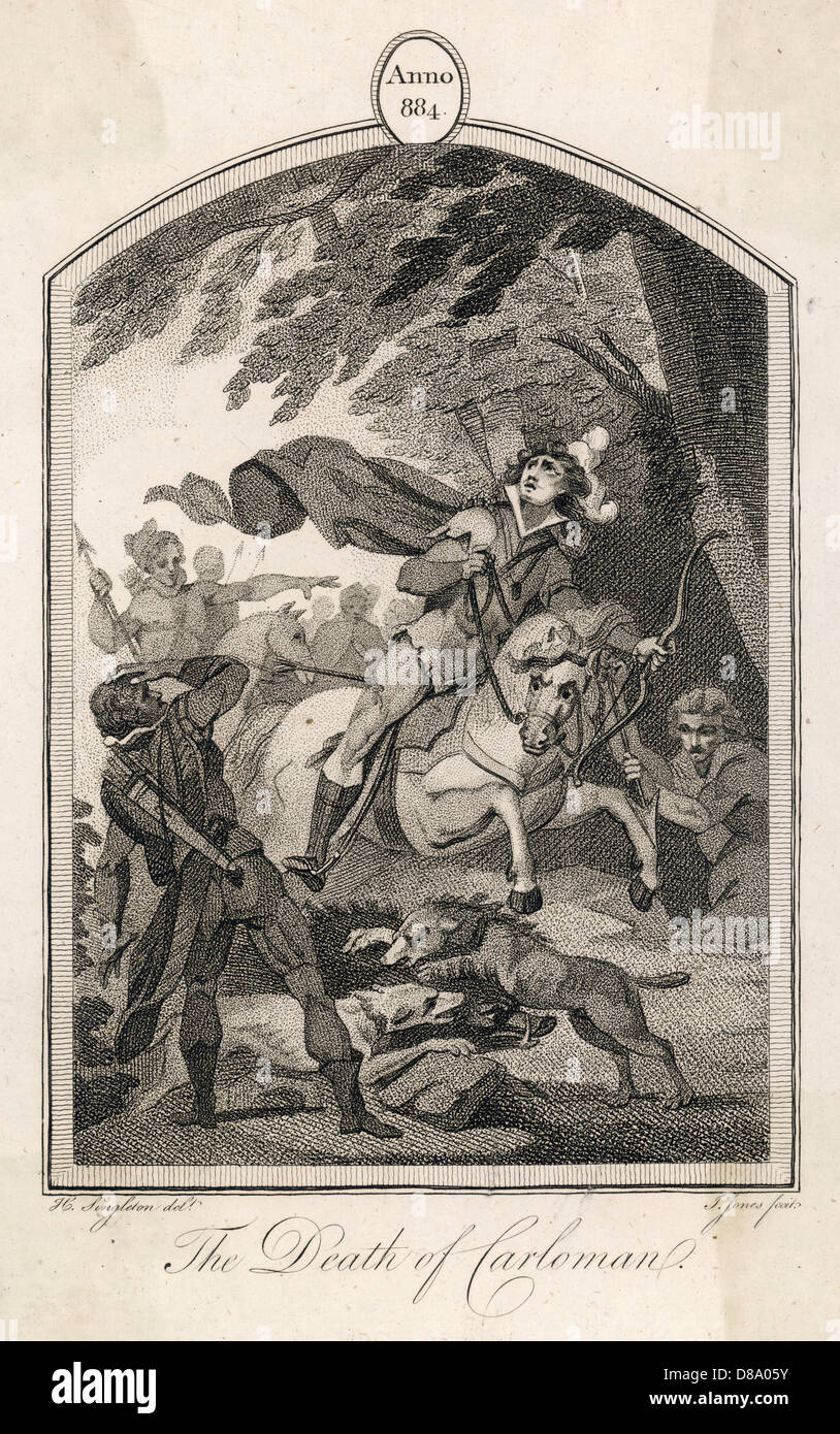 TOD VON CARLOMAN Stockfoto