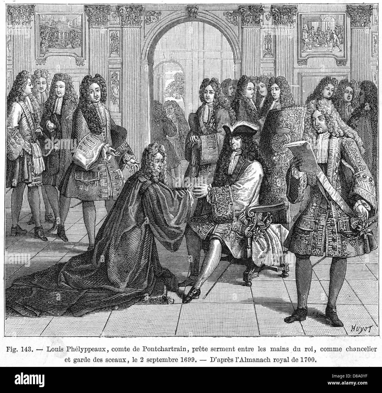 PONTCHARTRAIN ERNANNT Stockfoto