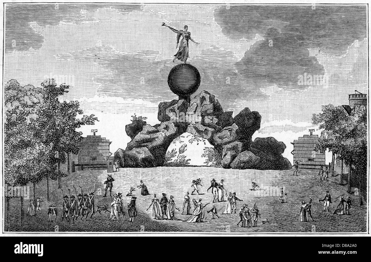 FETE DE 14 JUILLET Stockfoto