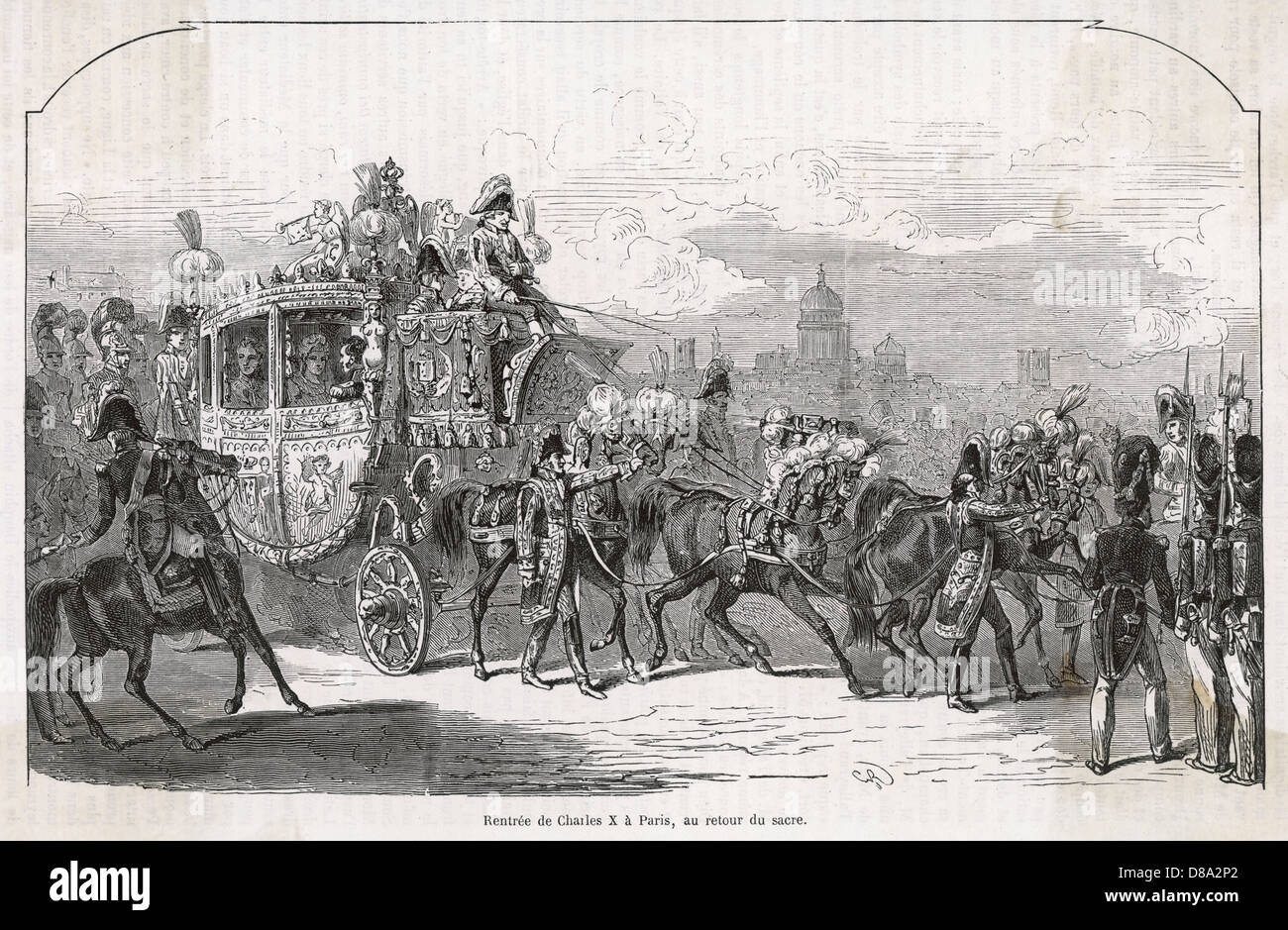 CHARLES X HAT 3 GEKRÖNT Stockfoto