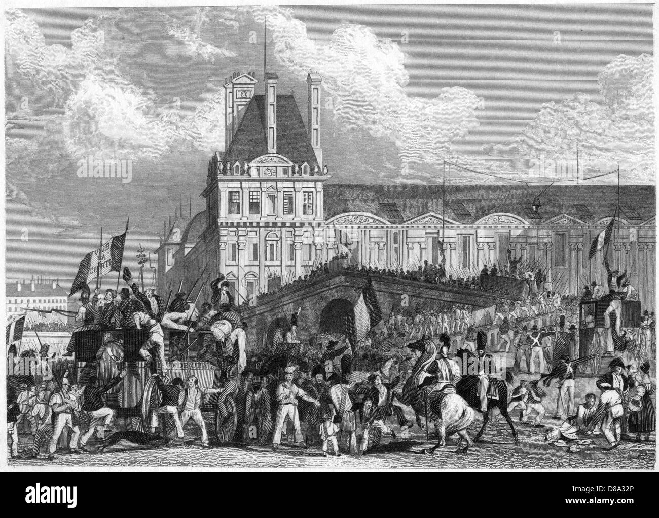 NACH RAMBOUILLET Stockfoto